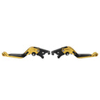 Gold CNC Extendable Brake Clutch Levers for BMW S1000XR (2015-2021)