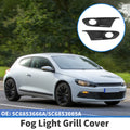 1 Pair Front Fog Light Grill for Volkswagen Jetta (2006–2010) No. 5C6853666A/5C6853665A