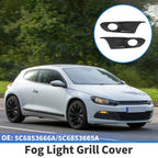 1 Pair Front Fog Light Grill for Volkswagen Jetta (2006–2010) No. 5C6853666A/5C6853665A