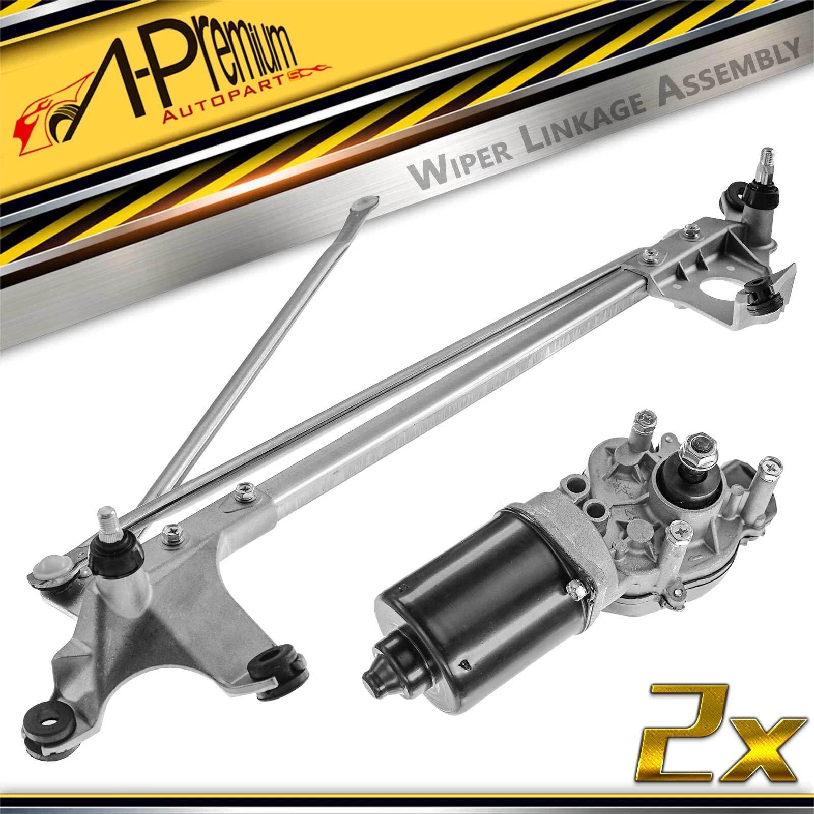 Windshield Wiper Linkage Assembly with Motor for Honda CR-V (1997–2001)