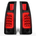 3D LED C-Bar Tail Light for Chevy C/K Pickup (1988–2000) Tinted