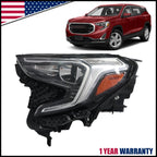 HID/Xenon Headlight Left for GMC Terrain (2018–2021) w/LED DRL w/o Bulb