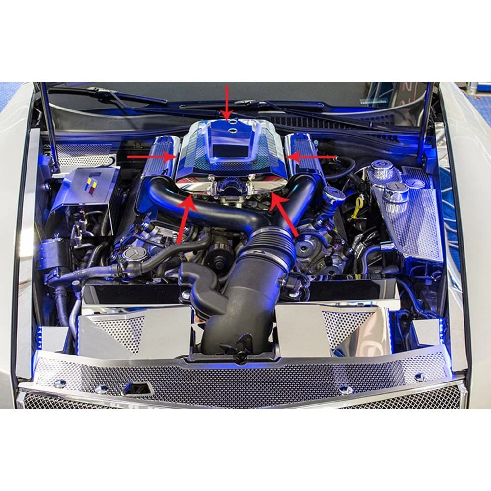 Plenum Cover Kit with White LED for Cadillac XLR V (2006–2009)