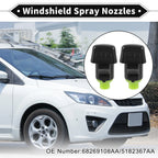 2Pcs Front Windshield Washer Nozzle for Dodge Durango (2011–2023) No. 68269108AA