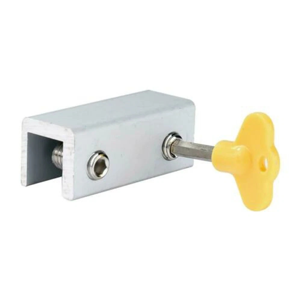 1PC Aluminum Alloy Door Window Lock Restrictor for Universal Use