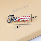 2-Pack Trump 2024 Take America Back Waving Flag Enamel Lapel Pin (2024-2024)