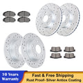 Drilled Disc Rotors & Ceramic Brake Pads for Honda Accord (2003–2007)