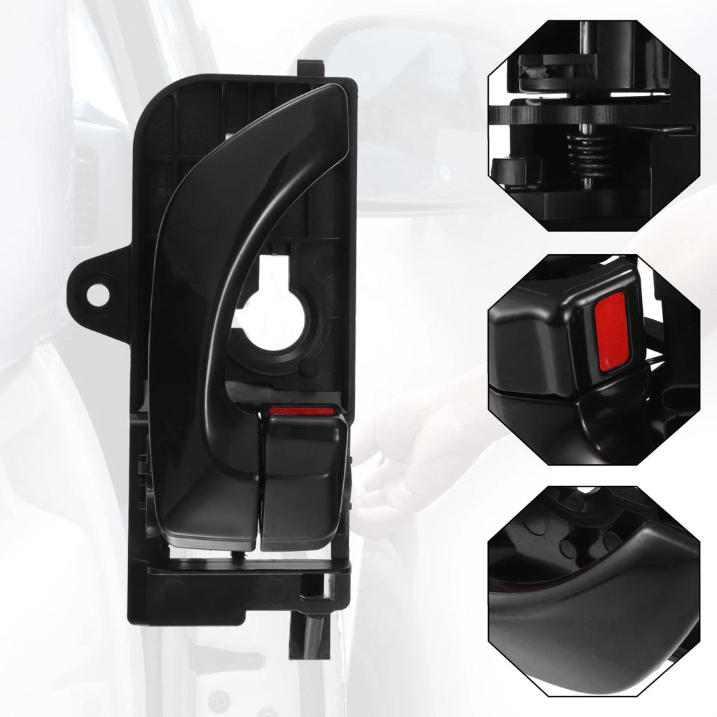 1 Pair Interior Door Handle for Hyundai Sonata (2005–2008) Black