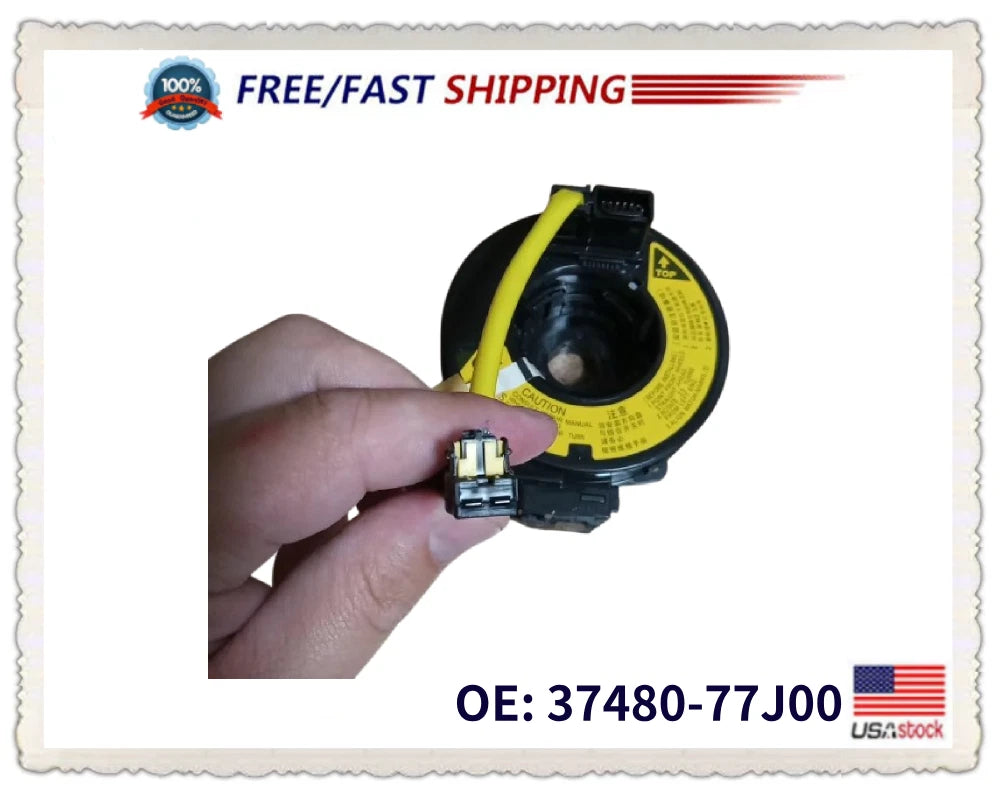 Clock Spring 37480-77J00 for Suzuki Swift SX4 Alto (2008–2017)