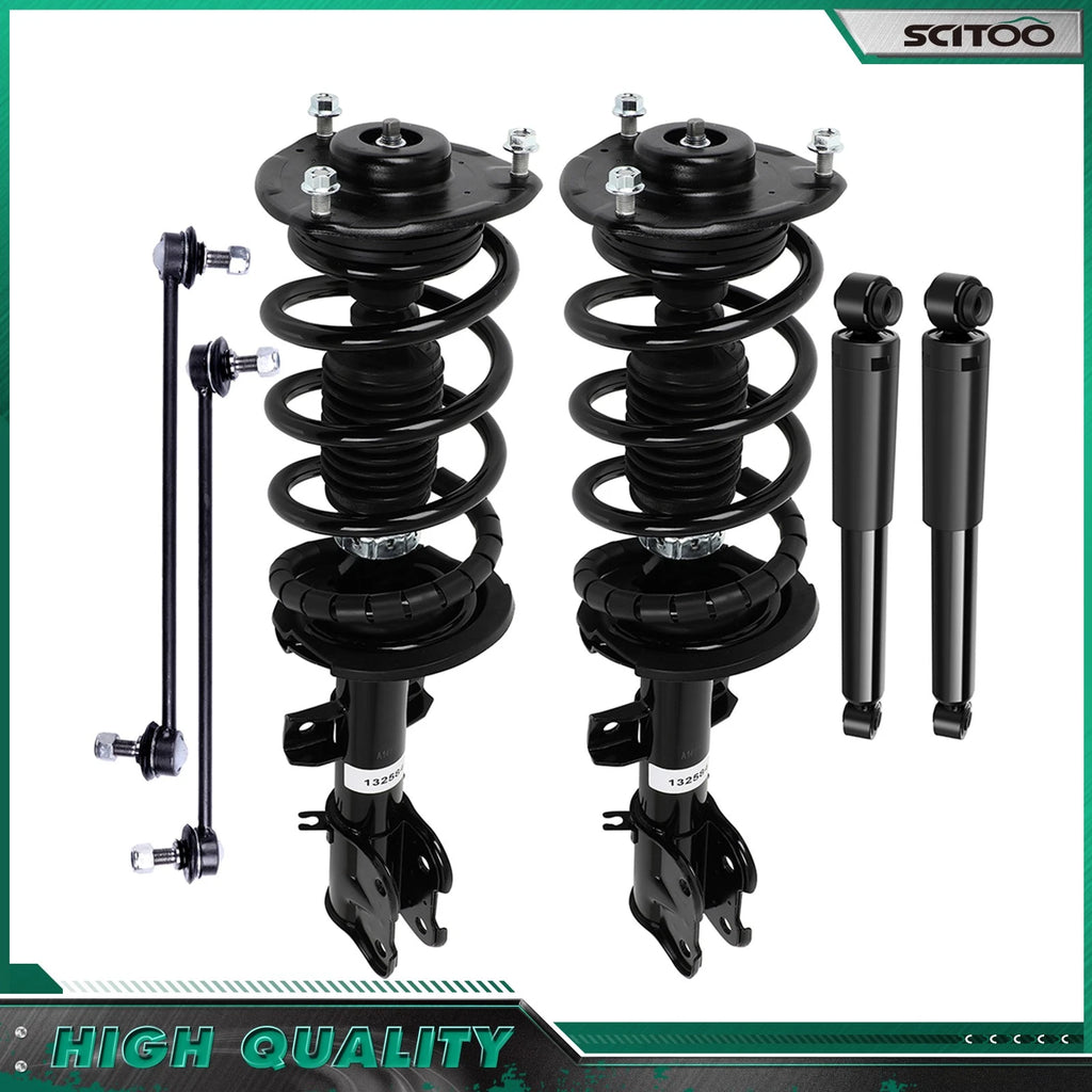 Front Complete Struts Rear Shock Sway Bar Link Kit for Kia Sorento (2011–2013)