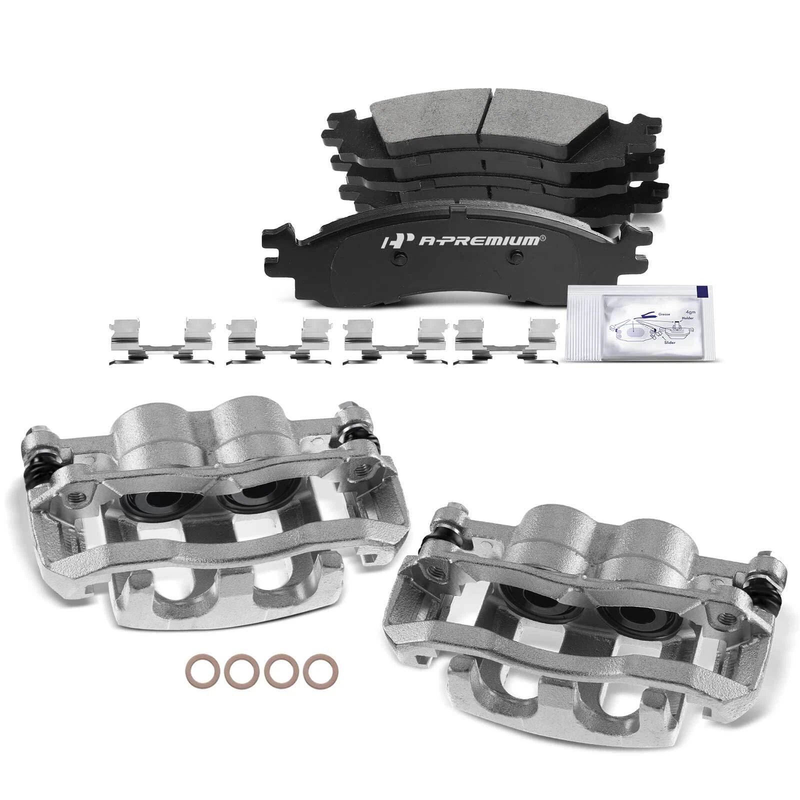 6x Front Brake Caliper & Ceramic Pad for Ford Explorer (2006-2010)
