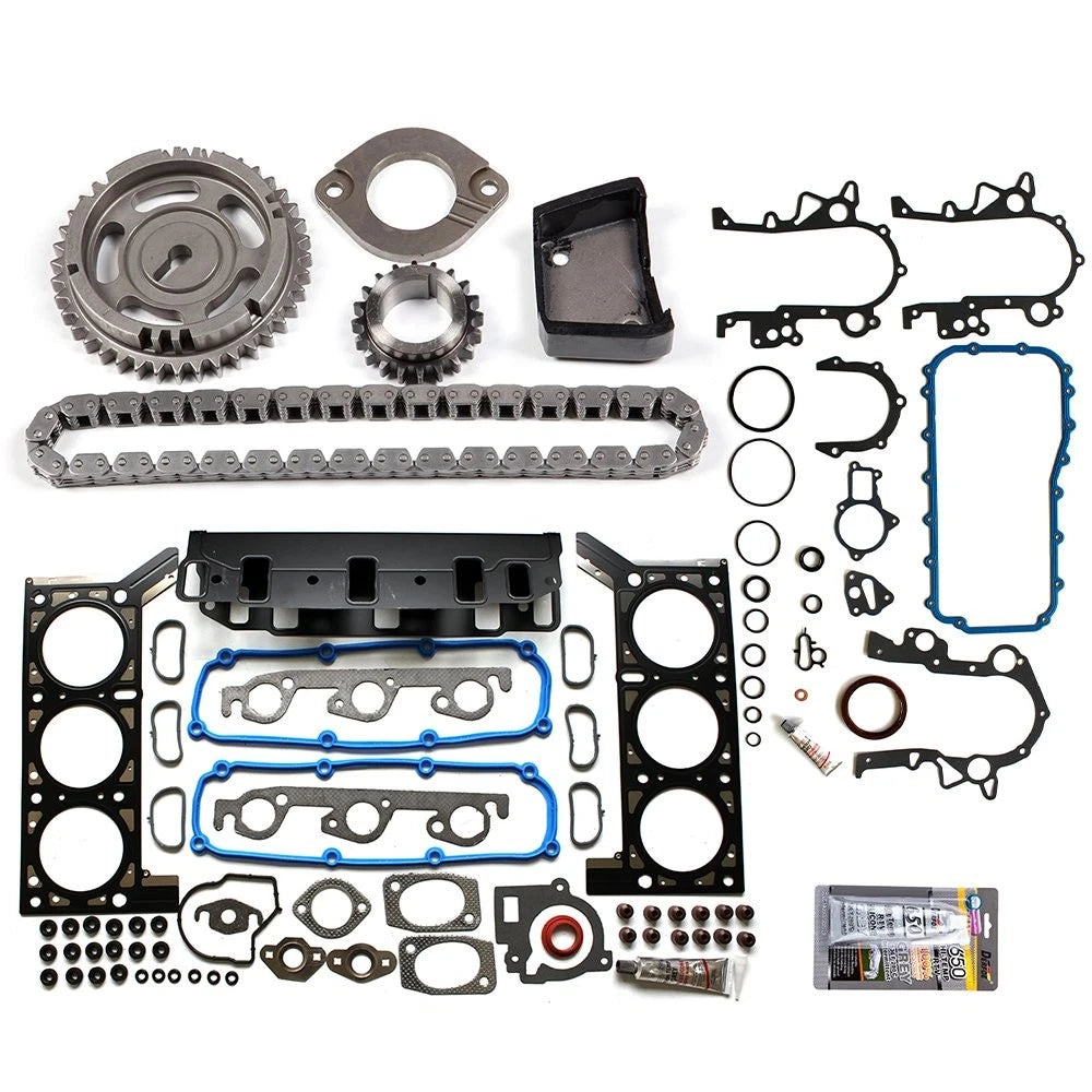 Full Gasket Set Timing Chain Kit for Dodge Caravan (2006) 3.3L V6 OHV VIN E