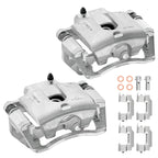 Set of 2 Rear Brake Calipers w/ Bracket for Chevy Trailblazer GMC Envoy (2002–2009)