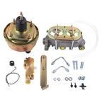 7" Zinc Brake Booster with 1" Master Cylinder & Disc/Drum Valve Kit for Make Model