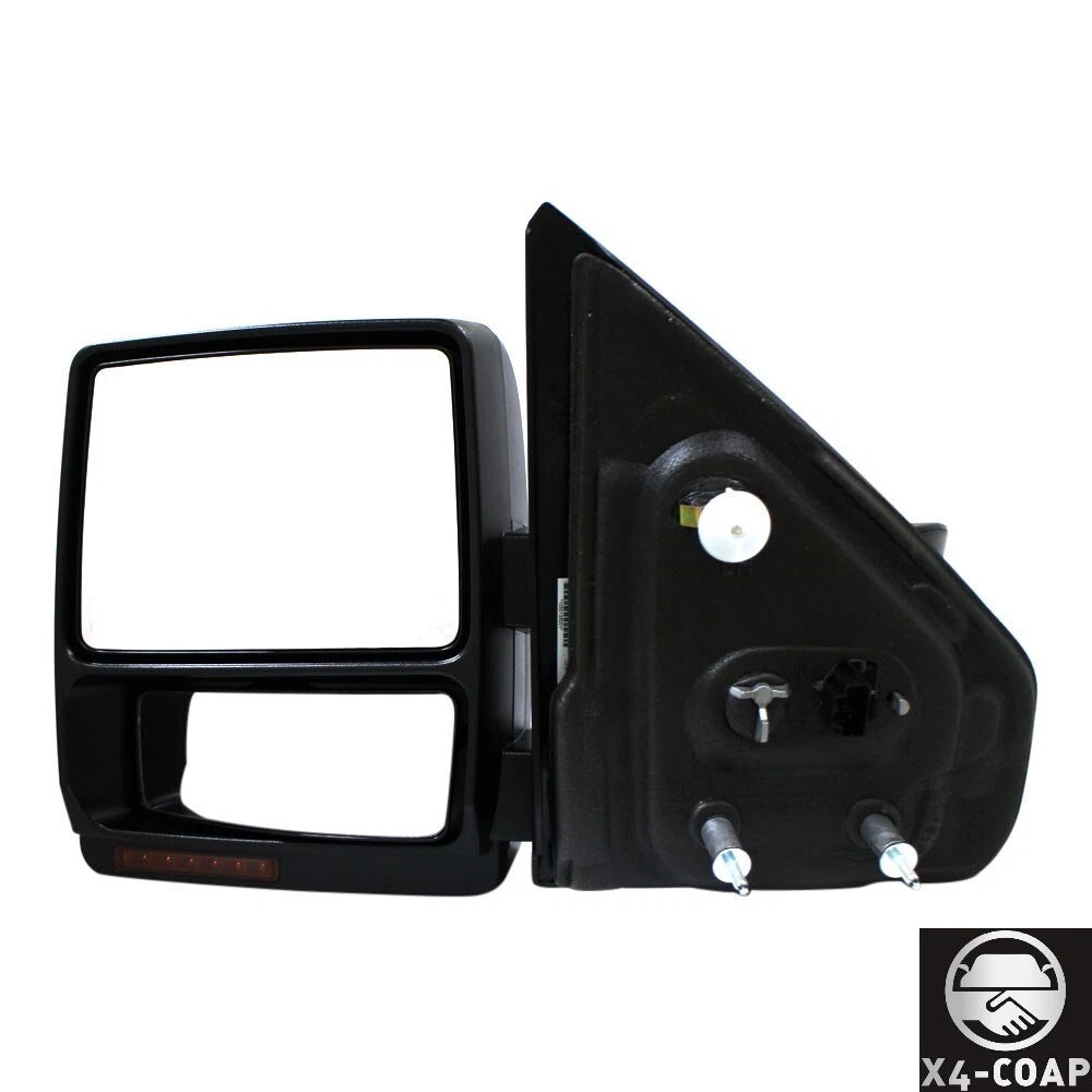 FO1320369 Door Mirror for Ford F-150 (TEXTURED, Left Driver Side)