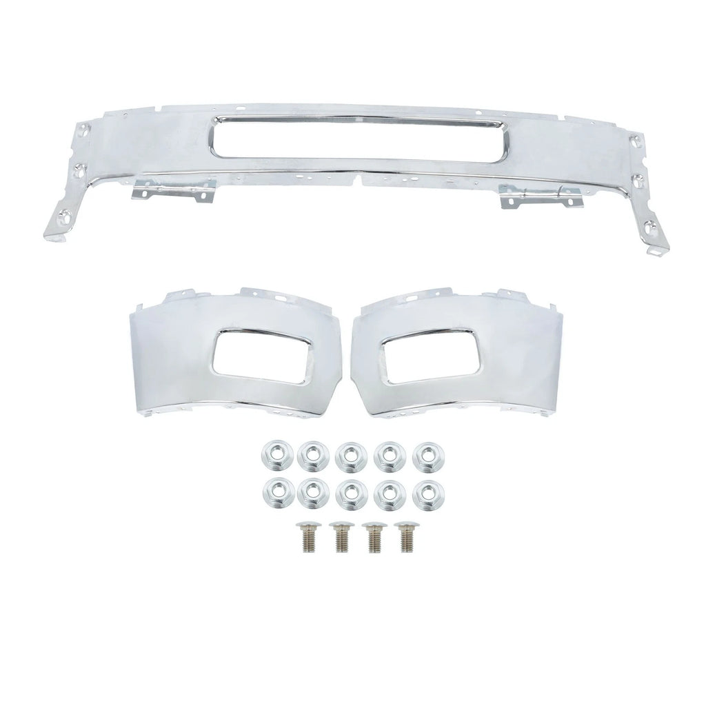 Front Bumper Split Chrome for Chevy Silverado 2500 3500 (2011–2014)