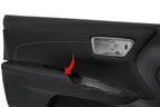 Armrest Door Panel Cover Leather for Toyota Avalon (2013–2018) Blue Stitch