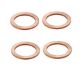 Set of 4 Engine Oil Drain Plug Gaskets for Audi A6, Mazda 3, Sprinter