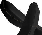 Front Seat Armrest Cover Leather for Honda Odyssey (2018–2020) Black Beige