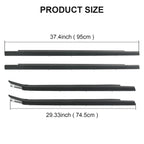 Set of 4 Window Moulding Weatherstrip Seals for Toyota Tundra (2000–2006)