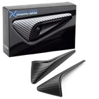 Carbon Look Side Camera Decor Cover Trim for Tesla Model 3 (2024–2025)