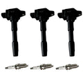 3X Ignition Coils & 3X Iridium Spark Plugs for Smart Fortwo (2016–2017)