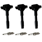 3X Ignition Coils & 3X Iridium Spark Plugs for Smart Fortwo (2016–2017)