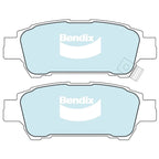 Rear Disc Brake Pad Set GCT for Toyota Previa 2.4L 2AZ-FE (2000–2006)