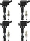 4X Ignition Coil & Spark Plug Set for Kia Soul (2019–2022) UF816