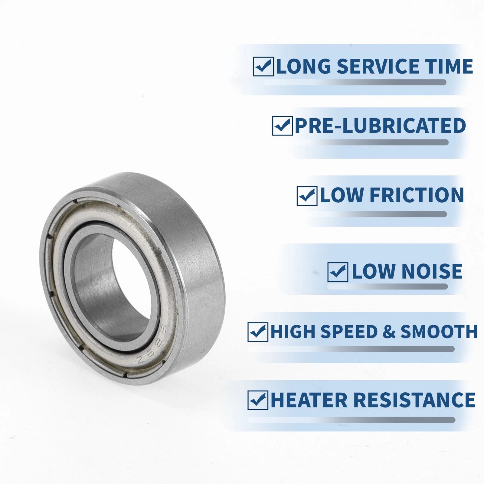 Deep Groove Ball Bearing 9x17x5mm for Scooter Skateboard (1790ZZ)