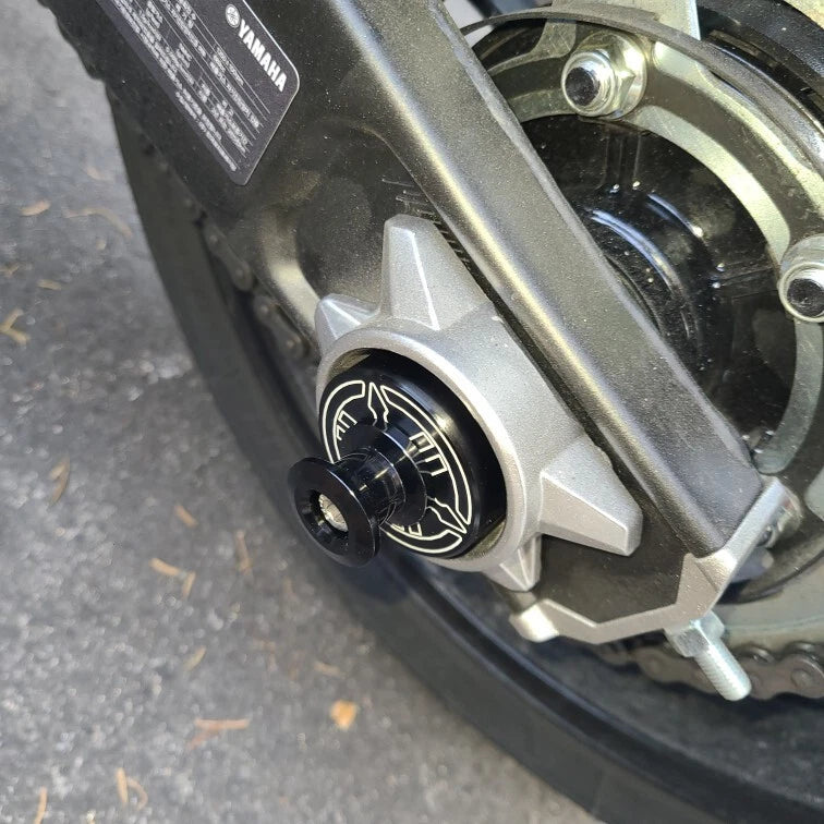 Rear Wheel Axle Fork Slider Protector for Yamaha MT-07, YZF-R7, XSR (2014–2023)