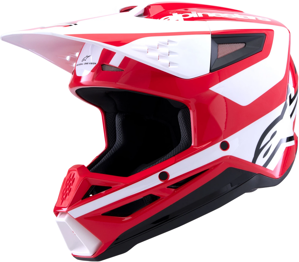 Alpinestars SM3 Heat Off-Road Helmet for Off-Road (2024) - Small Red/White/Black