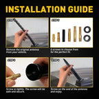 Bullet Antenna for Dodge Ram, Ford F150 Raptor (Year Range)