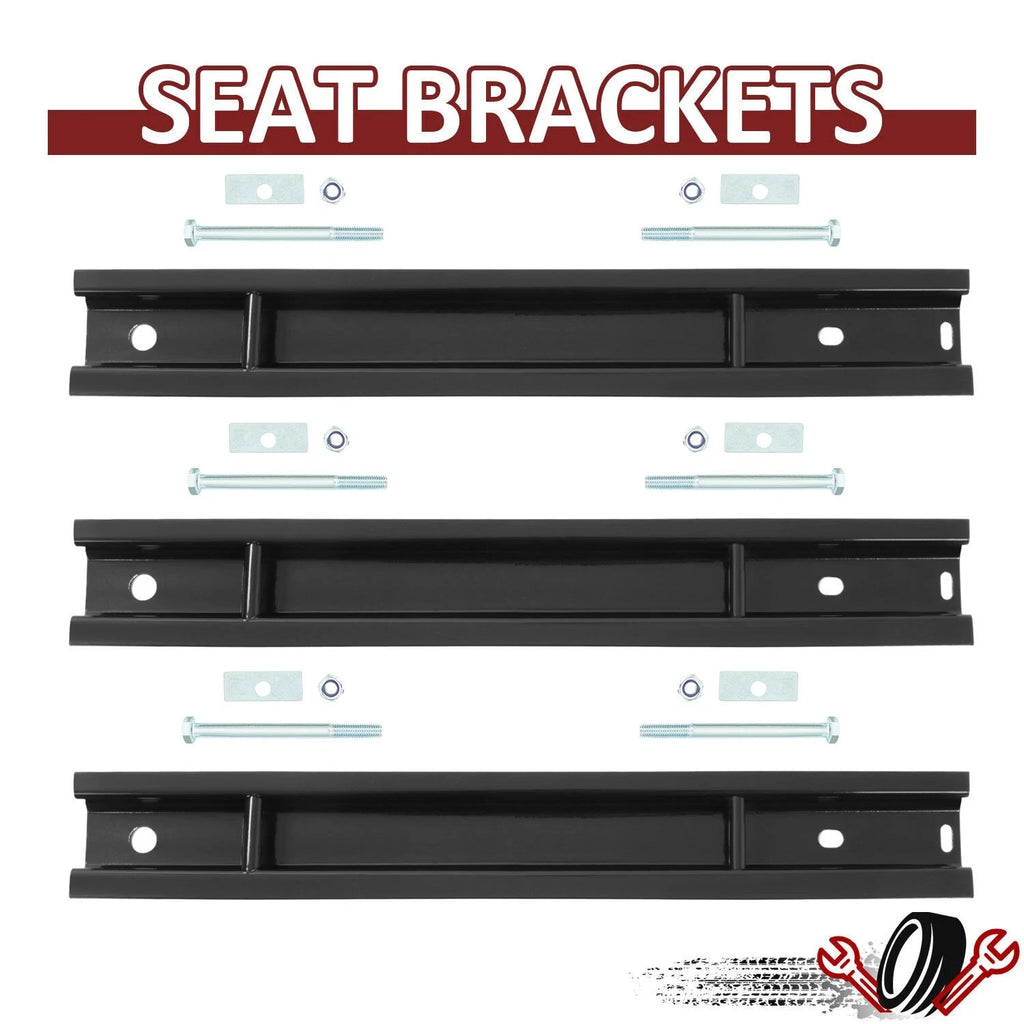 Set of 3 Steel Rear Seat Brackets with Bolts for Mercedes-Benz Sprinter (2019–2023)