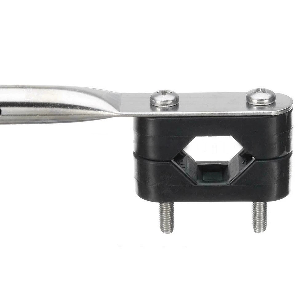 Stainless Steel Flagpole Rail Mount for Marine Yacht (15")