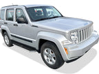 6" Polished Side Step Bars for Jeep Liberty (2008-2013)