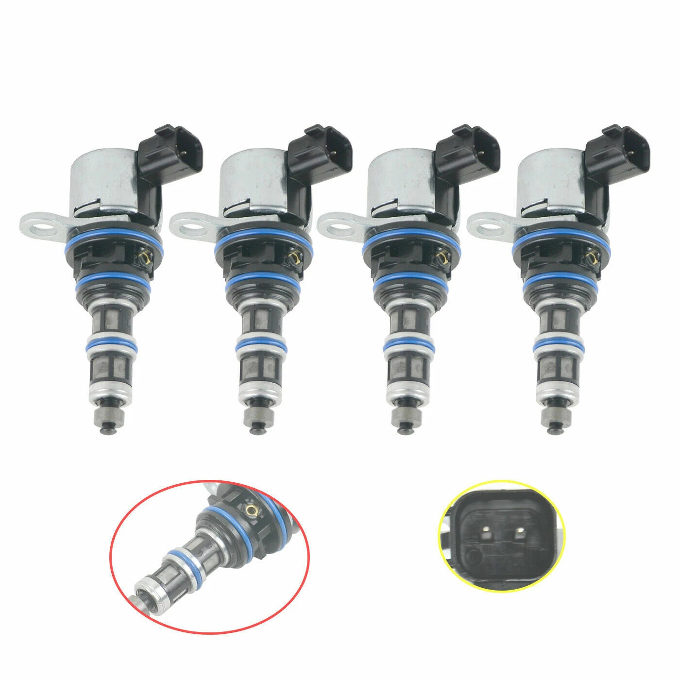 Set of 4 Cylinder Deactivation Solenoids for Dodge Ram Jeep Chrysler (2005–2009)