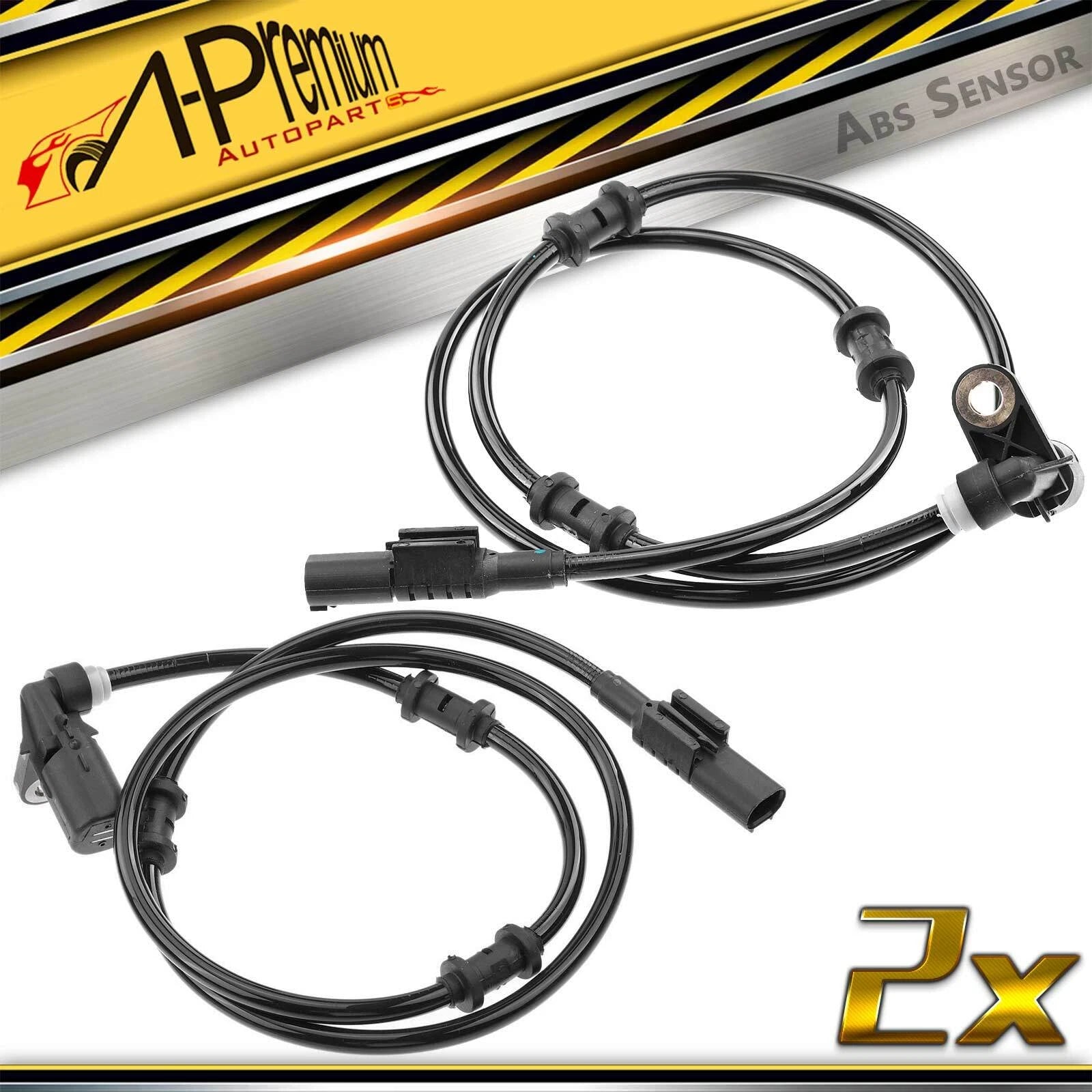 2X Front ABS Wheel Speed Sensor for Mercedes-Benz ML320 ML500 ML55 AMG (1998–2005)