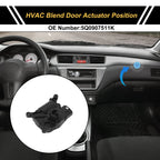 HVAC Heater Blend Door Actuator for Audi A3 (2014–2016) No. 5Q0907511K