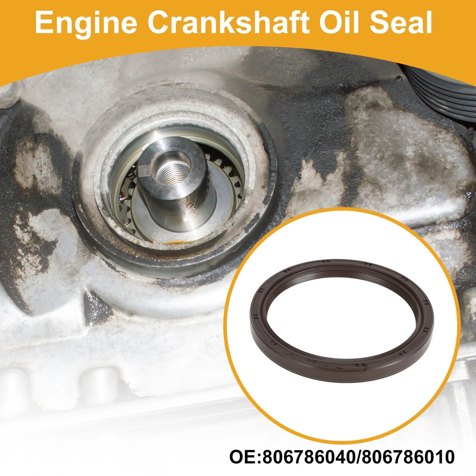 1 Pc Crankshaft Oil Seal for Subaru Impreza (1996–2010) No. 806786040/806786010