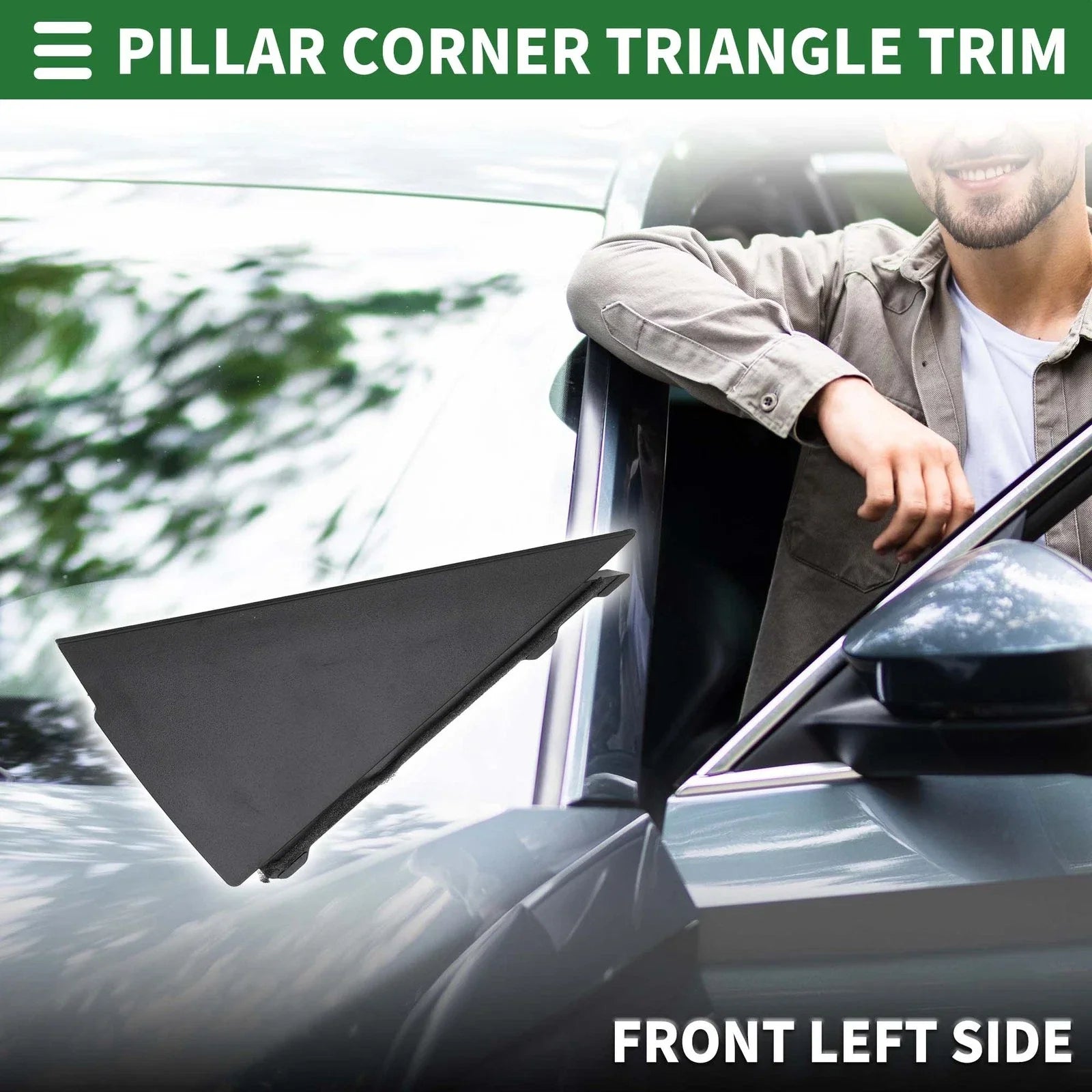 Front Left Pillar Triangle Trim for Hyundai i30 (2008)