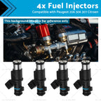 Fuel Injector for Peugeot 206 306 307, Citroen 1.4 KFV (2001–2007)