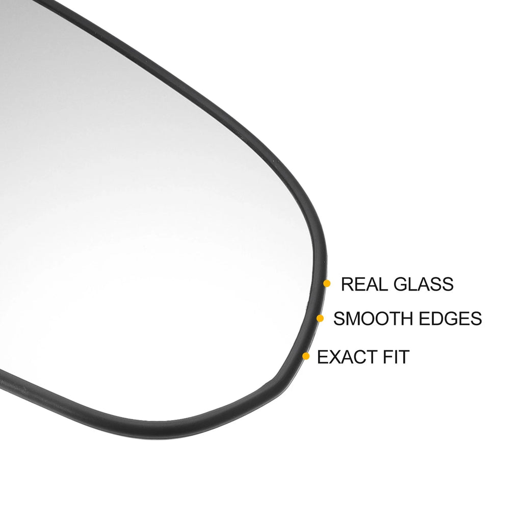 Pair Heated White Mirror Glass for Honda Odyssey (2006–2008)