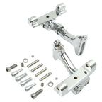 Chrome Rear Passenger Floorboard Kit for Harley Touring (1993–2025)