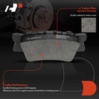 Ceramic Brake Pads and Rear Brake Caliper for Toyota RAV4 (2012–2012)
