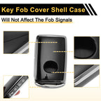 TPU Silicone Car Key Case for Mazda 2/3/5/6 (4 Buttons) - Black/Silver Edge
