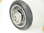 17x3 Front Wheel Rim with Rotors for Harley Touring (2009–2023) - Polished/Black