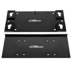 Winch Mount Kit for Trailer Floor 10K Pounds Satin Black Powder Coated