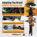 2X Front Quick Complete Struts & Coil Springs for Mitsubishi Lancer (2008-2011)