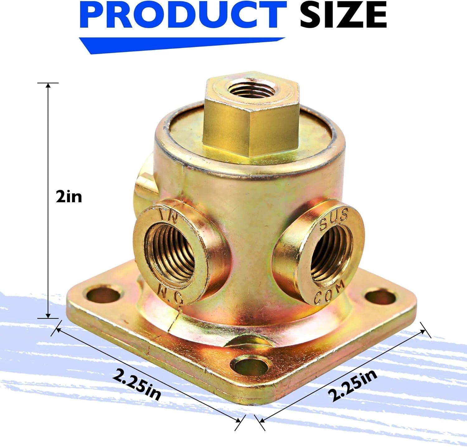 3-Way Pilot Valve Port for Trailer & Trucks (Replaces Haldex)
